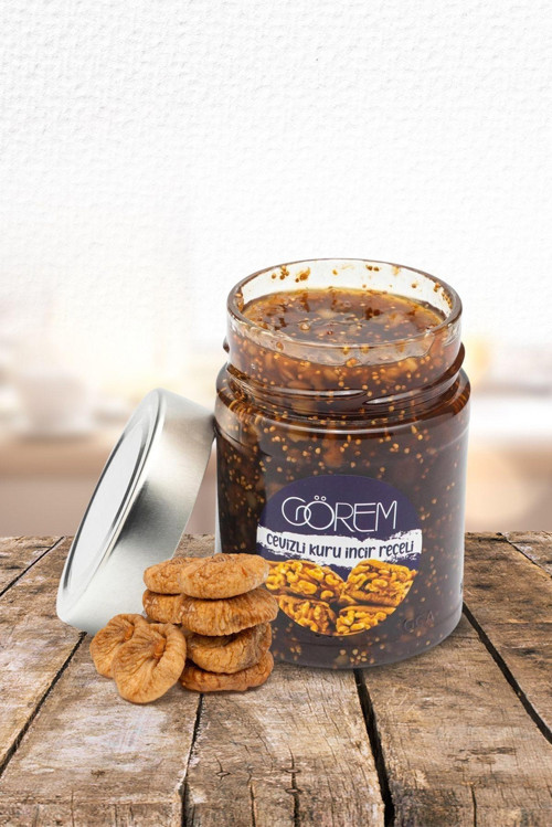 Ev Yapımı Cevizli Kuru İncir Reçeli 370 Gr.