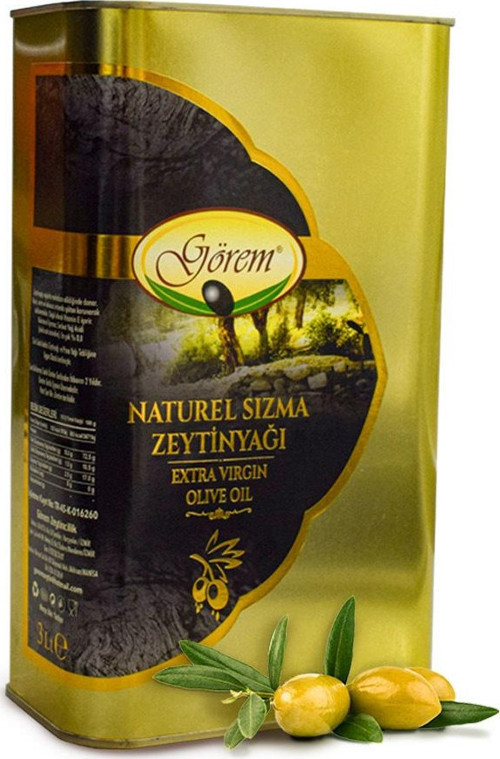 Soğuk Sıkım Sızma Zeytinyağı 3 Lt.