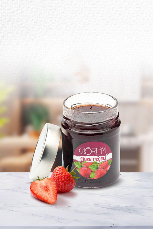 Ev Yapımı Çilek Reçeli 370 Gr.