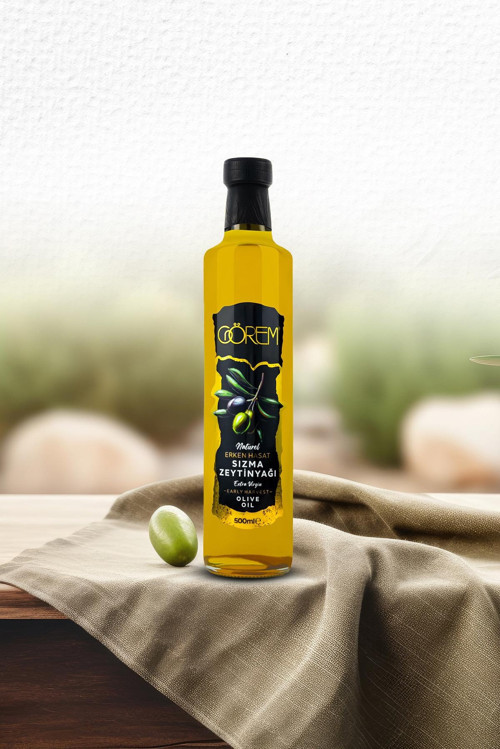 💚2025 💚Erken Hasat Soğuk Sıkım Sızma Zeytinyağı 500 Ml.