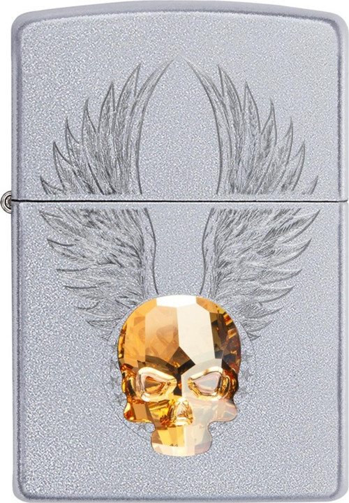 Gold Skull Design Çakmak