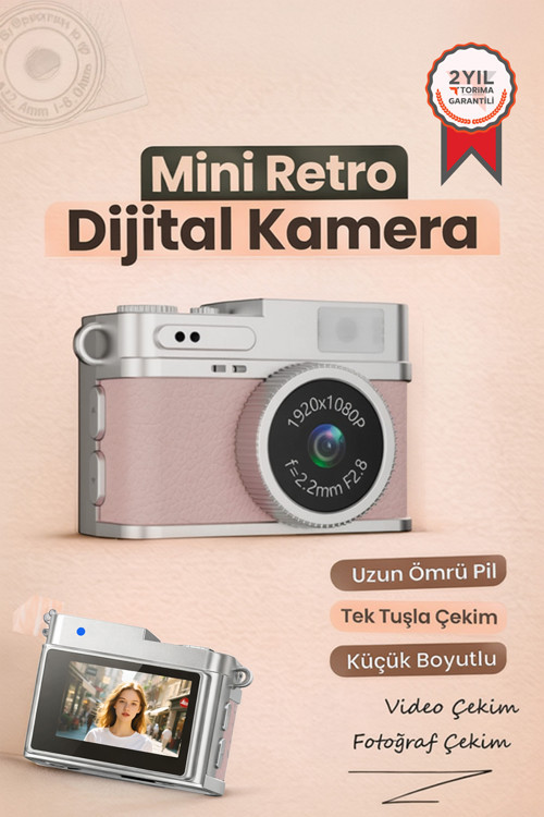 Dijital Fotoğraf Makineleri Video Kamera Mini Anahtarlık 1080P CMR35 Pudra