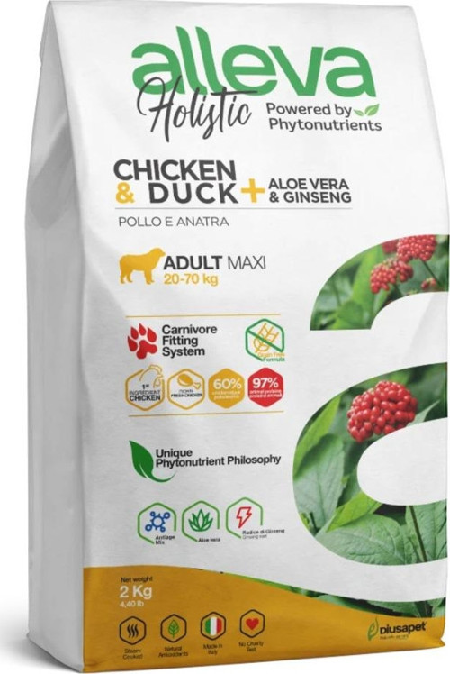 Holistik Tavuk & Ördek Tahılsız Maxi Yetişkin Köpek Maması 2 Kg