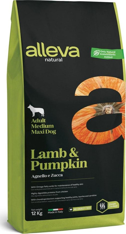Natural Adult Kuzu & Balkabağı Medıum/Maxı 12Kg