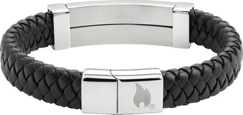 Bileklik Braided Leather Long Bar Bracelet 20cm 2007174