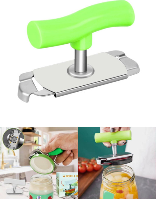 Kavanoz Kapağı Açacağı Ölçülü Uyarlanabilir Pratik Konserve Şişe Kapak Açıcı