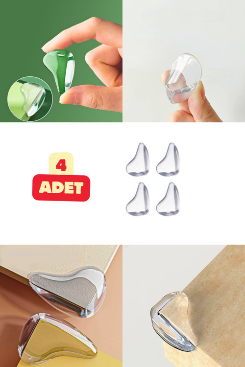 Masa Köşe Kenar Koruyucu Vurma Önleyici Top Şekilli Koruma Seti