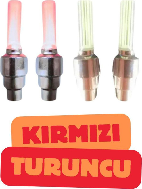 2 Çift Renk Seçenekli Bisiklet Araba Motor Tekerlek Kapak Lambası Hareket Sensörlü LED Sibop Işığı
