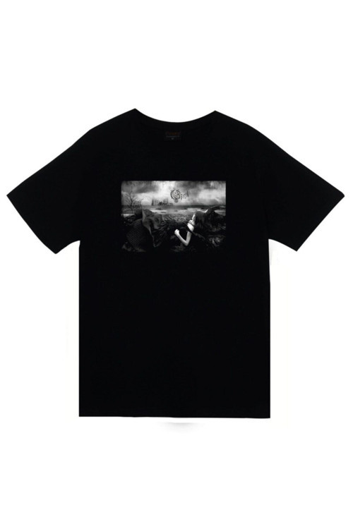 Opeth Müzik Grubu Baskılı Unisex %100 Pamuk Siyah T-shirt