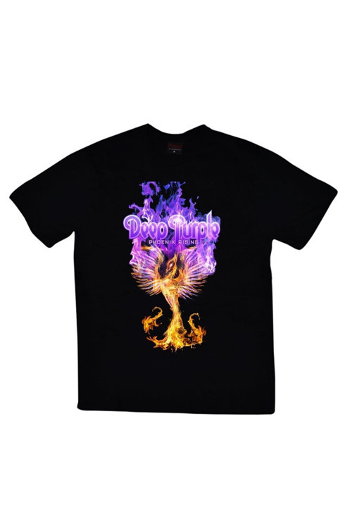 Deep Purple Baskılı T-shirt