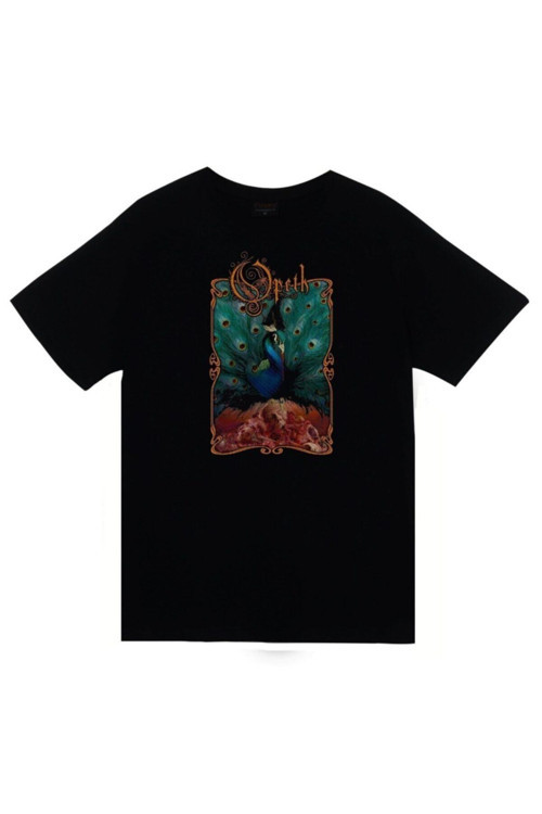 Opeth Müzik Grubu Baskılı Unisex %100 Pamuk Siyah T-shirt