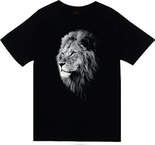 Unisex Siyah Baskılı T-Shirt