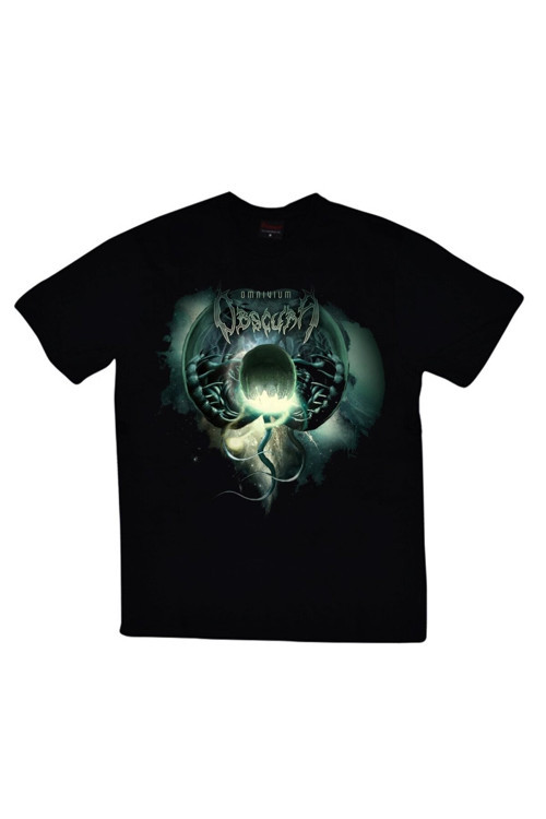 Obscura Baskılı Unisex %100 Pamuk Siyah T-shirt
