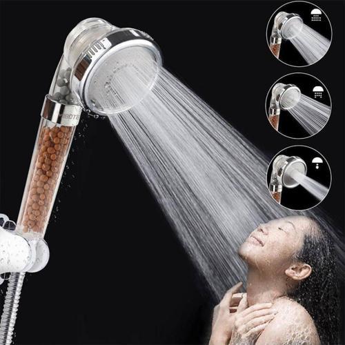 Boncuklu Spa Su Tasarruflu Ve Arıtmalı Duş Başlığı Su Arıtma Filtreli Başlık Boncukluduş