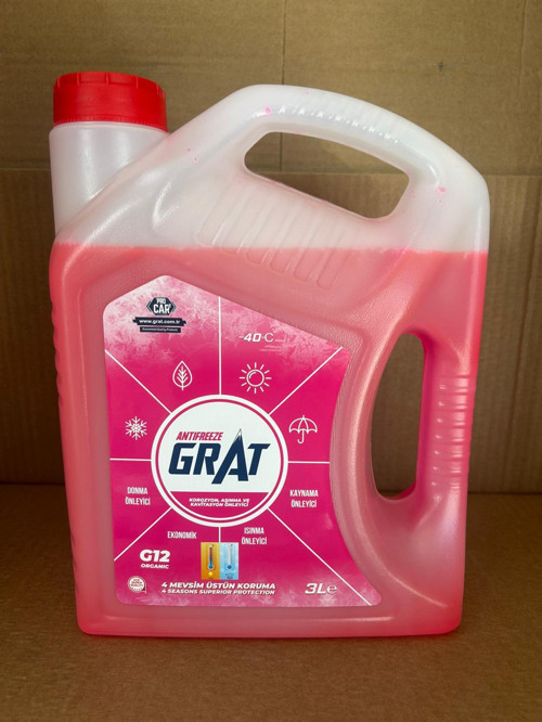 Kırmızı Organik Antifriz 40 Derece 4 Mevsim
