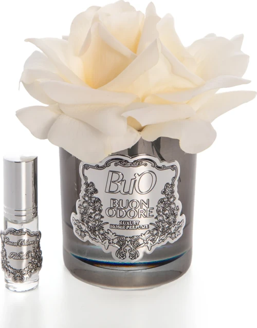 Füme Cam Silver Tek Gül Luxury Home Perfume