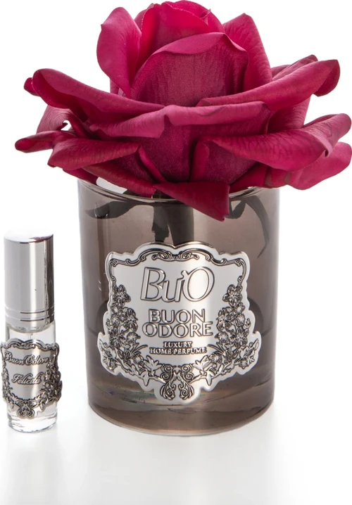 Füme Cam Silver Tek Gül Luxury Home Perfume