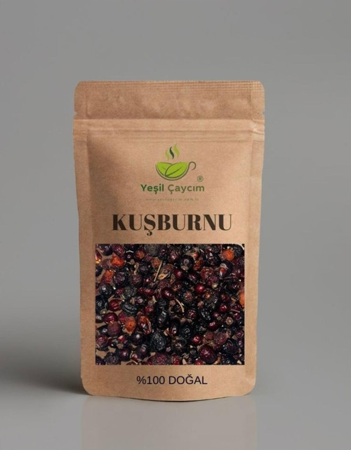 Birinci Sınıf Kuşburnu Çayı, Cilt Sağlığına Katkı %100 Doğal, El Yapımı, 100 Gr.
