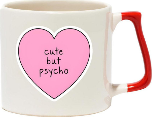 Cute But Psycho Lüks Kupa - Hediye Seramik Kupa