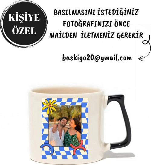 Kişiye Özel Fotoğraf Baskılı Lüks Kupa- Hediye Seramik Kupa