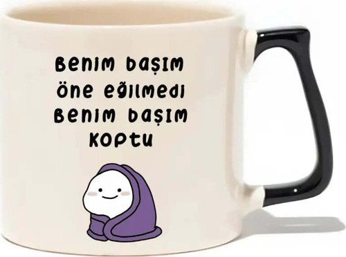 Benim Başım Öne Eğilmedi Benim Başım Koptu Lüks Kupa- Hediye Seramik Kupa