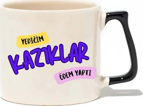 Yediğim Kazıklar Ödem Yaptı Lüks Kupa- Hediye Seramik Kupa