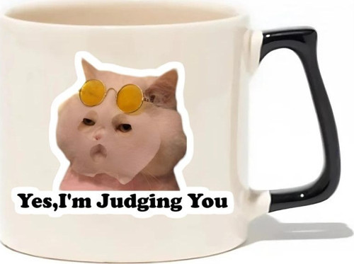 Yes I'M Judging You Lüks Kupa - Hediye Seramik Kupa