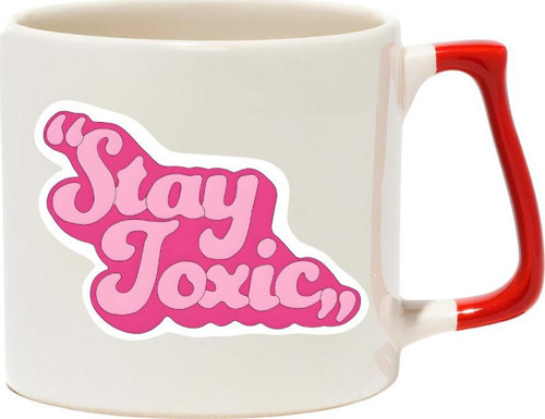 Stay Toxic Lüks Kupa - Hediye Seramik Kupa