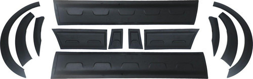 FORD TRANSIT 2006 Set 14 Parça Çamurluk Kaplama Siyah Mat Asa Kum Desen Standart