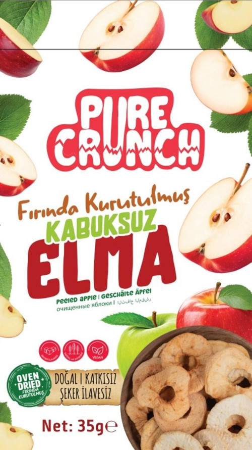 FIRIN KURUTMA ELMA - DİLİMLENMİŞ 35 gr