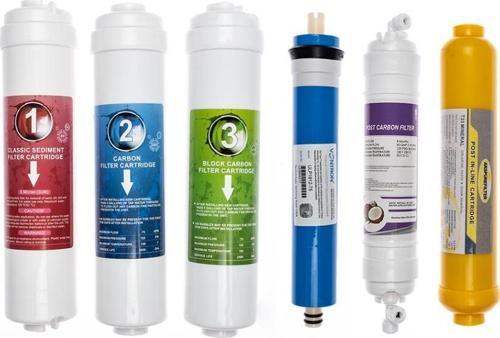 Kapalı Kasa Su Arıtma Cihazlarına Uyumlu 6'lı Filtre Seti Vontron Membranlı