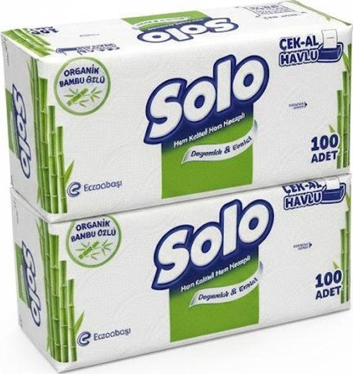 Çek-Al Havlu 100 Yaprak | Organik Bambu Özlü