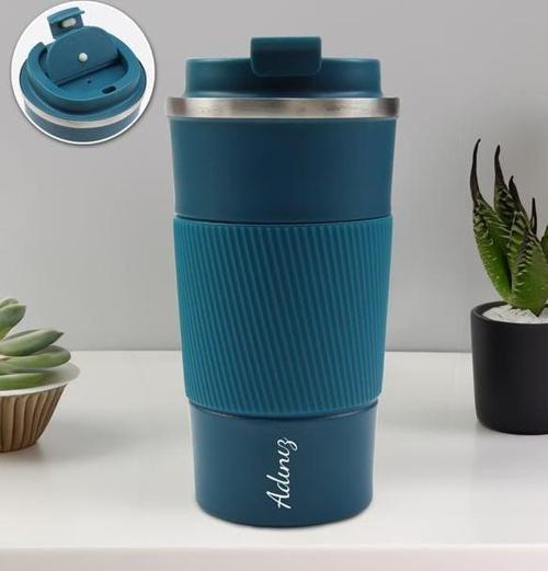 500Ml Silikon Detaylı Çelik Termos