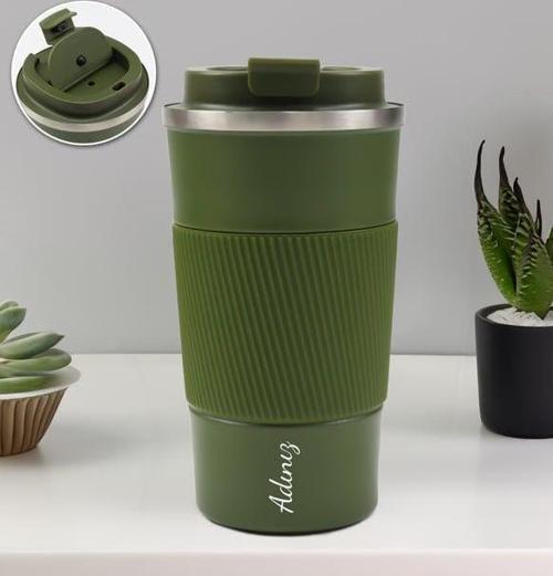 500Ml Silikon Detaylı Çelik Termos