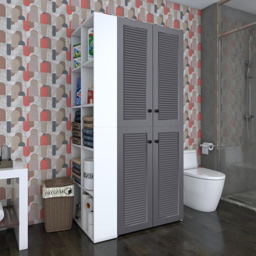 membran çamaşır-kurutma makinesi dolabı kapaklı fedyenka sol gribyz 180*090*60 mebran kapak MDF gövde banyo ark