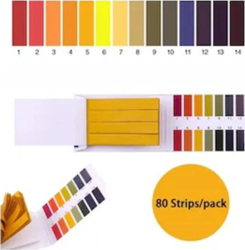 Ph Metre Test Ölçme Turnusol Kağıdı 80 Li