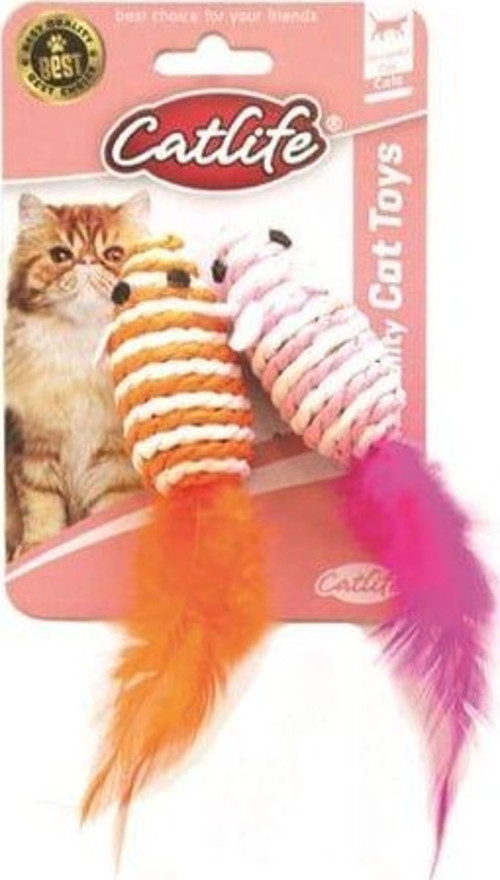 CATLİFE KEDİLER İÇİN RENKLİ FARE 2Lİ