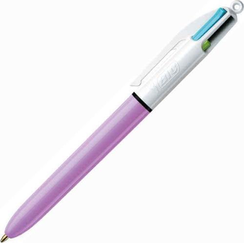 4 Colour Fun 4 Renk Tükenmez Kalem Pastel Mor