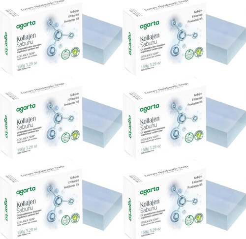 El Yapımı Doğal Sabun 150GR Kollajen (6 Lı Set)