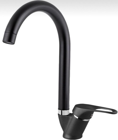 Siyah Lüks Kuğu Mutfak Bataryası