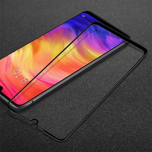Xiaomi Redmi Note 7 Full Glue Tempered Full Cam Ekran Koruyucu-(5775)