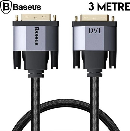 Baseus Enjoyment Series DVI TO DVI HDTV Projector Kablo 3 Metre-(5775)
