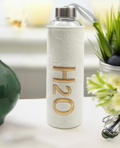 Peluş Kılıflı 600 Ml Cam Matara