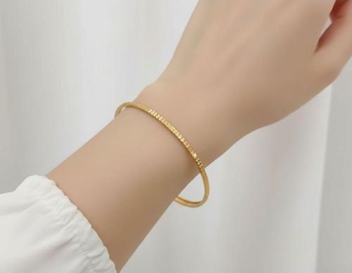 10 gr (GRAM) Nokta Desenli Ajda Bilezik 22 Ayar Altın Yatırımlık İşçiliksiz