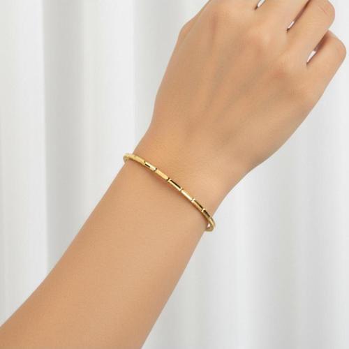 8 gr (GRAM) Yeni Kalemli Oluklu Ajda Bilezik 22 Ayar Altın Yatırımlık İşçiliksiz