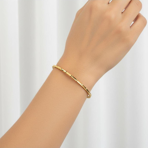 12 gr (GRAM) Yeni Kalemli Oluklu Ajda Bilezik 22 Ayar Altın Yatırımlık İşçiliksiz