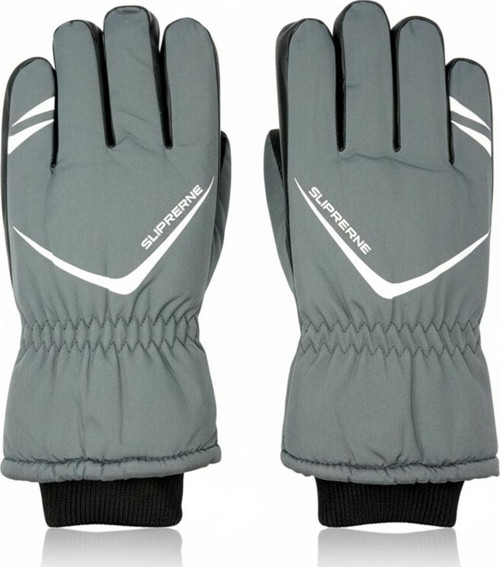 L-XL İçi Kürklü Dokunmatik Motosiklet Kayak Eldiveni | Su -Rüzgar Geçirmez Kışlık Günlük Eldiven