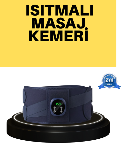 Isıtmalı Masajlı Bel Destek Kemeri Ev Tipi Kullanım