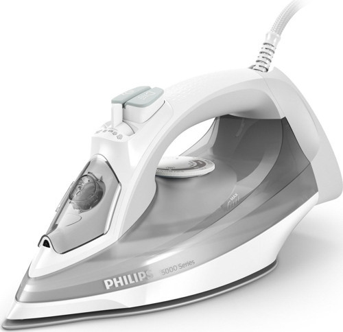 Philips 5000 Serisi Buharlı Ütü, 2400W, 160 g Şok Buhar, SteamGlide Plus Taban, Dikey Buhar