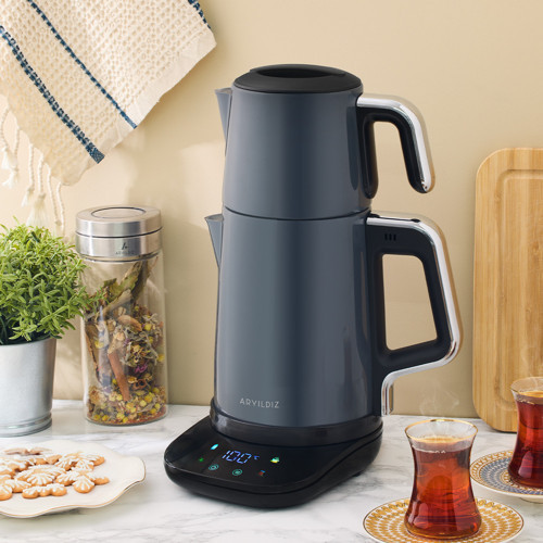 Vision Steel Çay Makinesi Antrasit